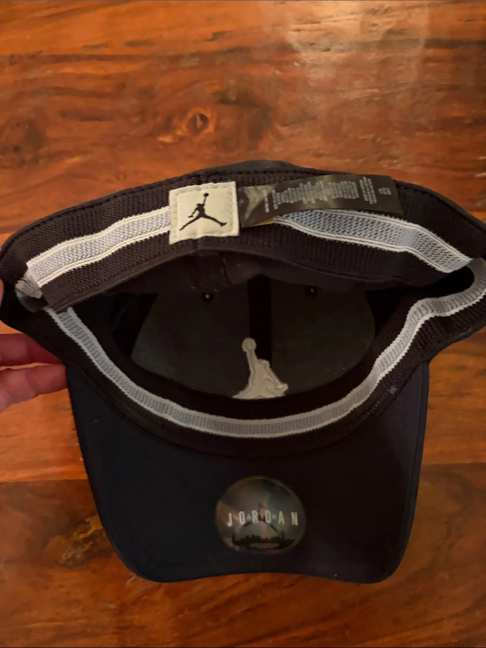 Jordan Black Cap with White Jumpman Logo